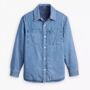 Košele s dlhým rukávom Levis  Bryant padded rev oversh greenpoint ligh