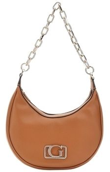 Kabelky Guess  ANADELA 3 COMP SATCH COGNAC Marron