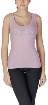 Tielka a tričká bez rukávov Guess  SL EMBELLISHED LOGO W5GP29 KA0H1