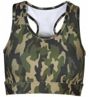 Blúzka Bodyboo  BB70220 Camo/Green