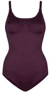 Šaty Bodyboo  BB1040 Burgundy