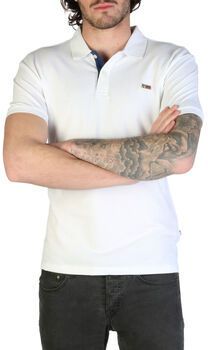 Polokošele s krátkym rukávom Napapijri  taly-stretch n0yiji002 white