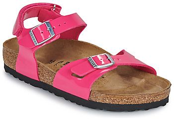 Sandále BIRKENSTOCK  Rio AS Kids BF Patent Fuchsia Tulip