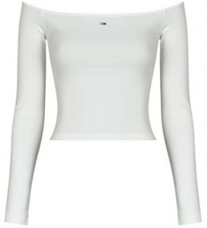 Tričká s dlhým rukávom Tommy Jeans  TJW SLIM ESSENTIAL BOAT NECK LS