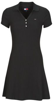 Krátke šaty Tommy Jeans  TJW F F RIB POLO DRESS EXT