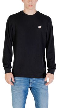 Tričká s dlhým rukávom Calvin Klein Jeans  LS WAFFLE BADGE CREW LV040EM217