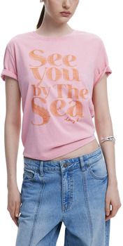 Tričká s krátkym rukávom Desigual  REPRIS TS SEA 25WWTKX2