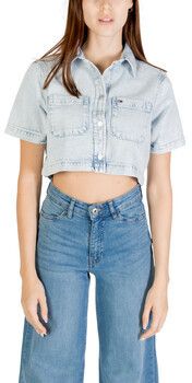 Košele a blúzky Tommy Hilfiger  CROPPED SS SHIRT CI6 DW0DW21072