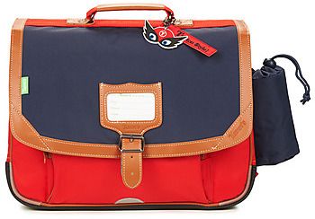 Školské tašky a aktovky Tann's  ARTHUR CARTABLE 38CM POCHE GOURDE