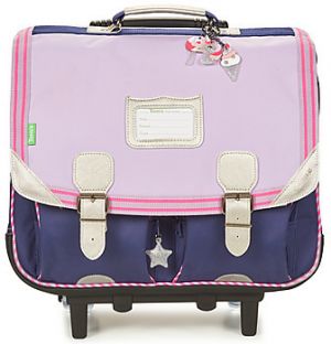 Tašky/Aktovky na kolieskach Tann's  LISA CARTABLE TROLLEY 41 CM