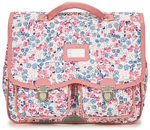 Školské tašky a aktovky Tann's  TANN'S X TARTINE ET CHOCOLAT FLEURS CARTABLE 33 CM