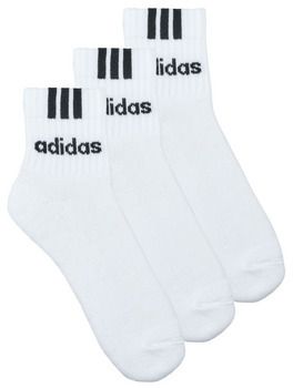 Ponožky adidas  3-Stripes Linear Half-Crew Cushioned Socks 3 Pairs