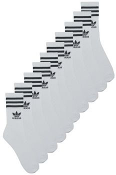Ponožky adidas  3-Stripes Crew Socks 10 Pairs