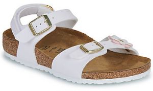 Sandále BIRKENSTOCK  Rio AS Kids Flowers BF White