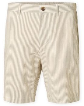 Šortky/Bermudy Selected  Regular Shorts Karl - Kelp/Egret