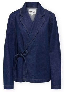 Kabáty Only  Ellis Jacket - Dark Blue Denim