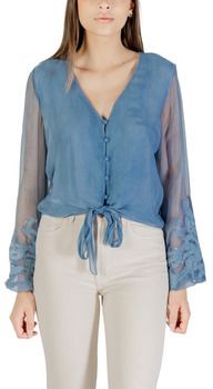 Košele a blúzky Guess  LS CAMILLA GARMENT DYED TOP W5YH0V WE550