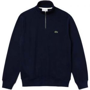 Mikiny Lacoste  Zip-Up High Neck Interlock Sweatshirt Navy Blue