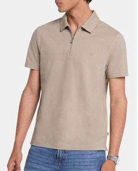Tričká s krátkym rukávom MICHAEL Michael Kors  CS552HOHFK SLEEK PIQUE SS ZIP