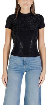 Tričká s krátkym rukávom Guess  SS MOCK NECK ALL OVER 4G TEE W4BI26 J1314