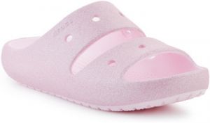Sandále Crocs  Classic Glitter Sandal V2 K 209705-6ZW ballerina pink