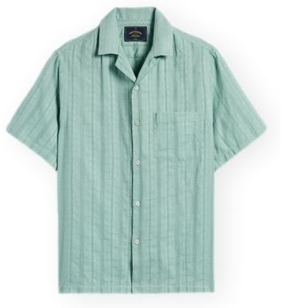 Košele s dlhým rukávom Portuguese Flannel  Almada Shirt - Green