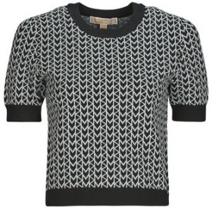 Blúzka MICHAEL Michael Kors  MK JACQUARD SS CREW