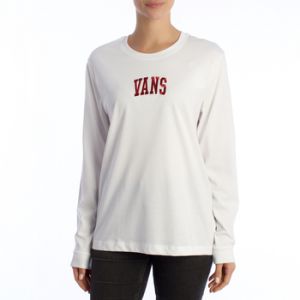 Tričká s dlhým rukávom Vans  VN000A86WHT1-WHITE