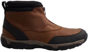Čižmy Clarks  ACHORN-ZIP-DARK TAN LEATHER