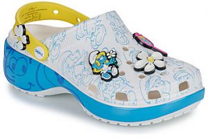 Nazuvky Crocs  Smurfs Platform Clog