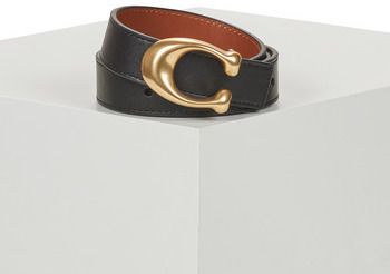 Opasky Coach  SCULPTED C REVERSIBLE BELT