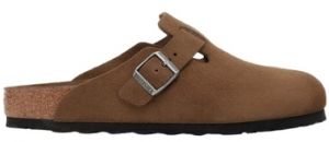 Sandále BIRKENSTOCK  Boston Suede Leather Narrow - Dark Tea Tonal