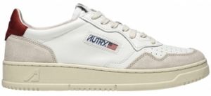 Módne tenisky Autry  Medalist Low Suede W - White/Red