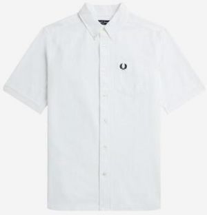 Košele s dlhým rukávom Fred Perry  OXFORD SHIRT