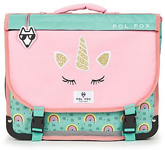 Školské tašky a aktovky Pol Fox  CARTABLE 38 CM RAINBOW
