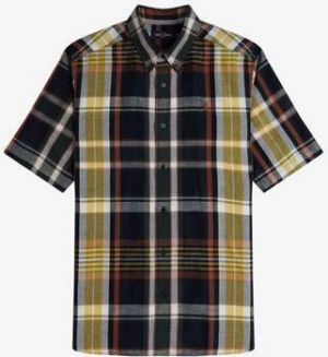 Košele s dlhým rukávom Fred Perry  MADRAS CHECK SHORT SLEEVE S