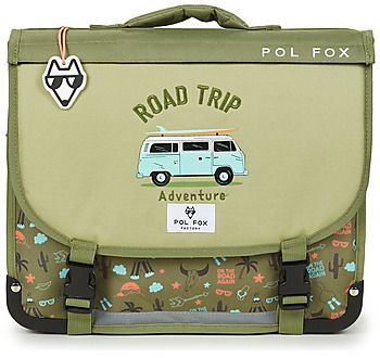 Školské tašky a aktovky Pol Fox  CARTABLE 38 CM ROADTRIP