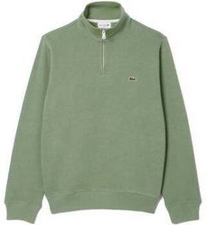 Mikiny Lacoste  Zip-Up High Neck Interlock Sweatshirt Thyme