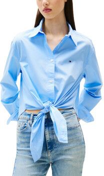 Košele a blúzky Tommy Hilfiger  TJW LS TIE FRONT SHI DW0DW20990