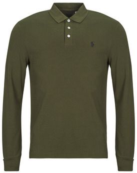 Polokošele s dlhým rukávom Polo Ralph Lauren  POLO COUPE AJUSTEE SLIM FIT EN COTON STRECH MESH