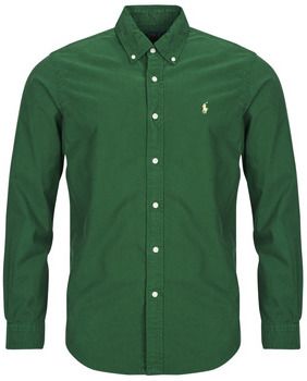 Košele s dlhým rukávom Polo Ralph Lauren  CHEMISE AJUSTEE SLIM FIT EN OXFORD LEGER