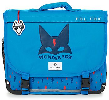 Školské tašky a aktovky Pol Fox  CARTABLE WONDER FOX BLUE 38 CM