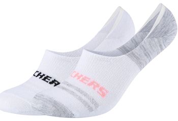 Športové ponožky Skechers  2PPK Mesh Ventilation Footies Socks