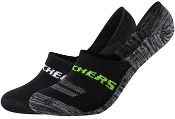 Športové ponožky Skechers  2PPK Mesh Ventilation Footies Socks