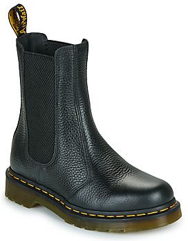Polokozačky Dr. Martens  2976 Hi Chelsea Boot Black Milled Nappa