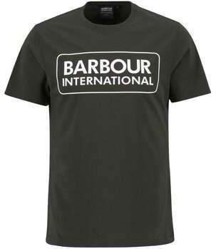 Tričká s krátkym rukávom Barbour  Essential Large Logo T-Shirt Sage/White