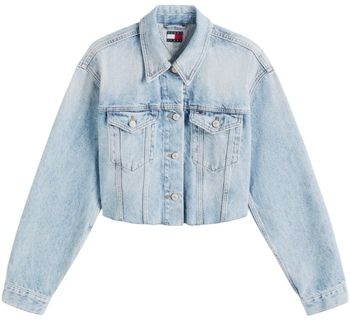 Džínsové bundy Tommy Hilfiger  CROPPD TRCKR JKT RWB DW0DW21063