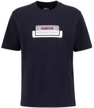 Tričká s krátkym rukávom Barbour  Optic T-Shirt Black