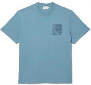 Tričká s krátkym rukávom Lacoste  Logo Graphic T-Shirt Blue