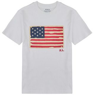 Tričká s krátkym rukávom Polo Ralph Lauren  SS FLAG TEE
